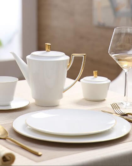 ceramic plate for fine dining restaurant